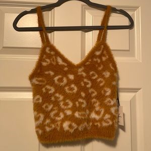 NWT Fuzzy Forever 21 Tank Top